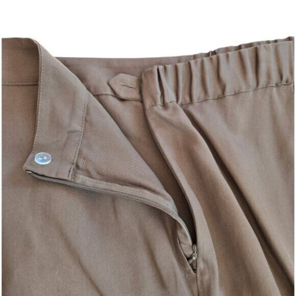 JJill Pure Jill NWOT Draped Wide Leg Pants in Shale (Size 2XL) - Picture 8 of 9